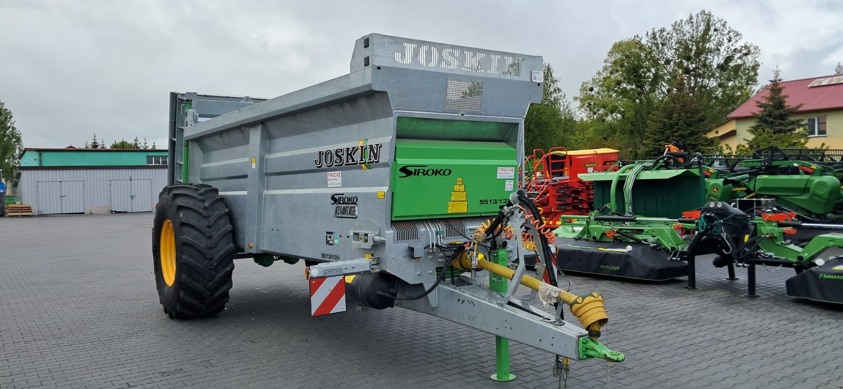 Joskin SIROKO S5513/13V - Technologia obornika + Technologia obornika - Rozrzutnik obornika